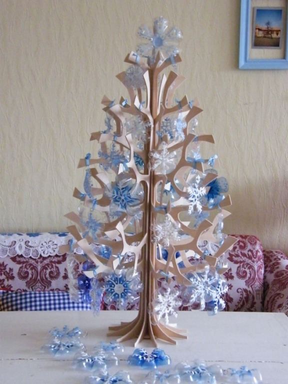 adornos árbol navidad reciclados 