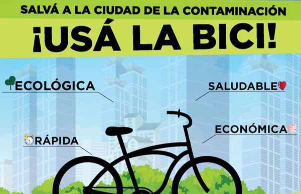 Salva a la ciudad de la contaminación. Usa la bici!!!