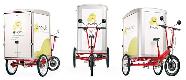 C-Evolo. Triciclo eléctrico transporte de mercancias