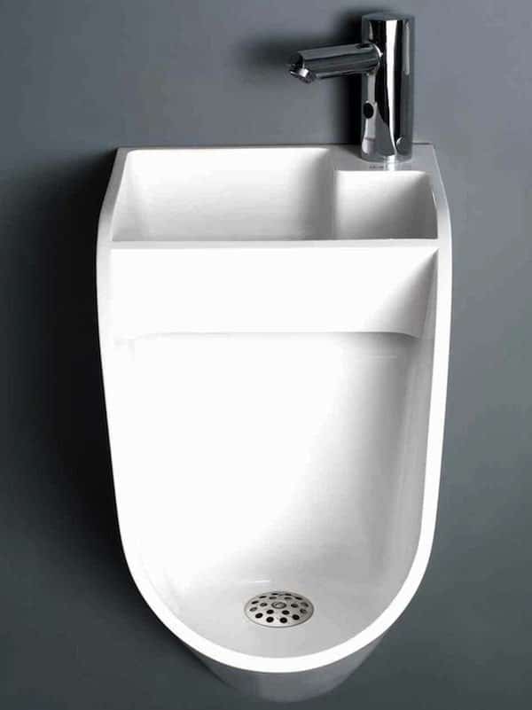 urinario con lavabo incorporado