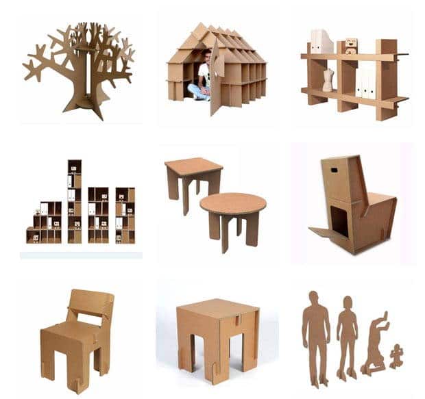 muebles de carton
