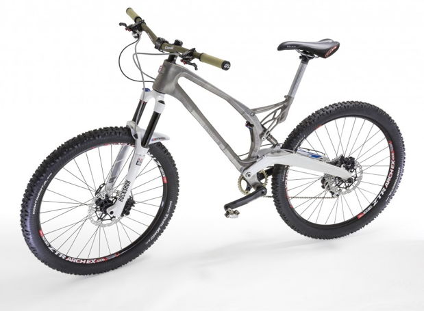 marco de bicicleta titanio 3d