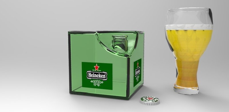 Heineken cube