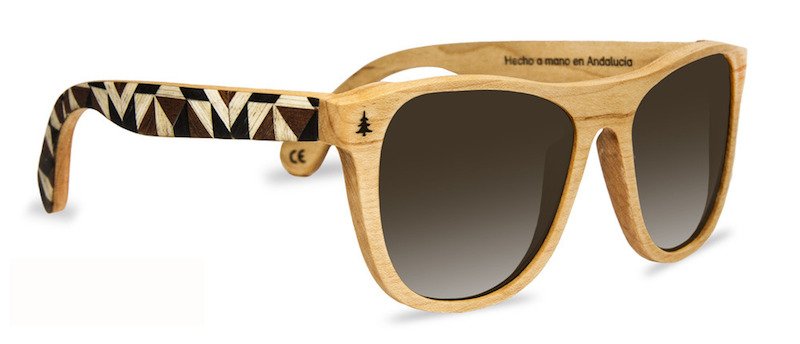 Gafas de sol de madera hechas a mano y 100% ecológicas