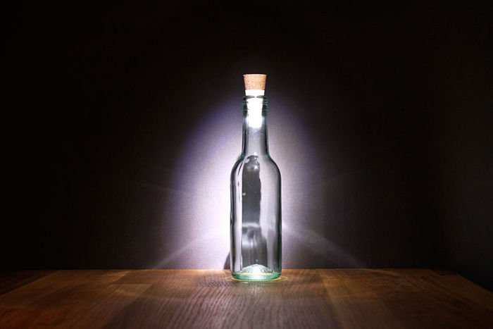 2x LED botellas de luz blanco botellas iluminación luz lámpara SMD botellas lámpara 