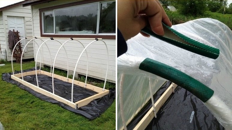 Como hacer un invernadero de cama elevada en nuestro jardín