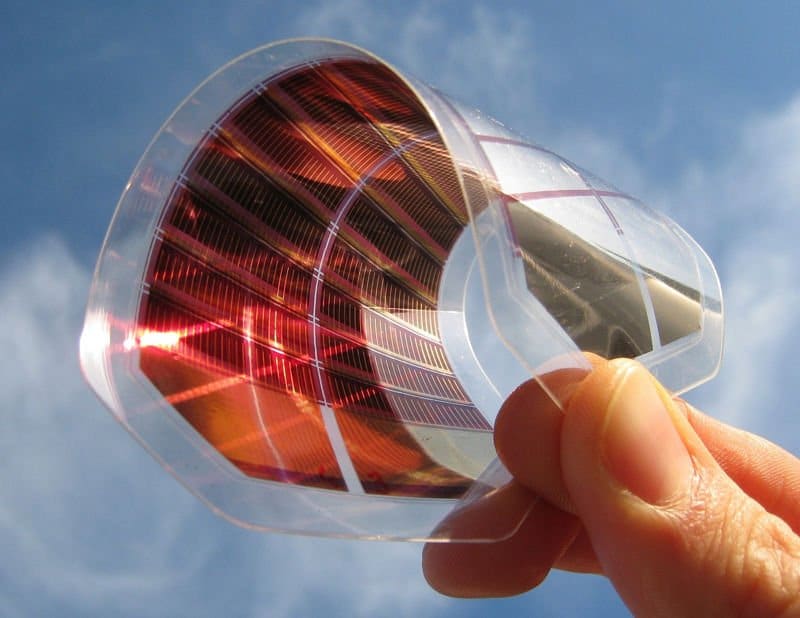 Células solares impresas en papel delgado