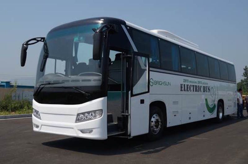 El autobús eléctrico Yuroke es capaz de recorrer hasta 1000 kilómetros con una sola carga