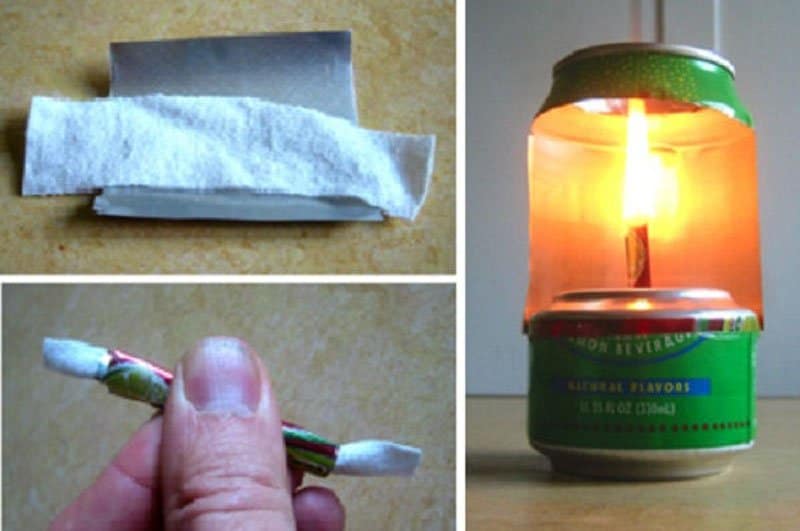 Como hacer una lámpara con una lata de aluminio