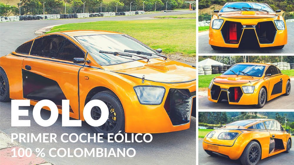 Eolo, el primer coche eólico 100 % colombiano