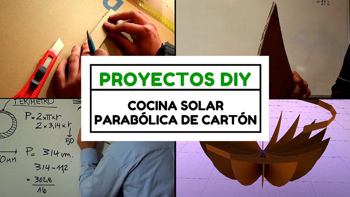Proyecto DIY: Cómo hacer una cocina solar parabólica de cartón