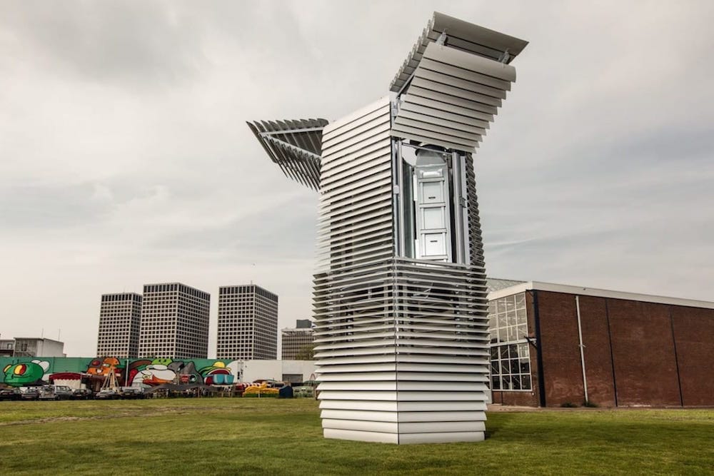 La torre en Rotterdam que es capaz de eliminar el 75% de los contaminantes atmosféricos