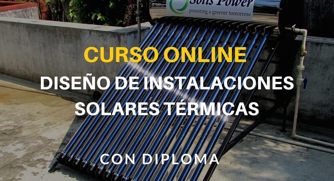 Curso online de diseño de instalaciones solares térmicas