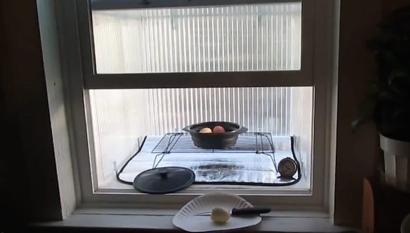 Cómo hacer un calentador - horno solar para una ventana