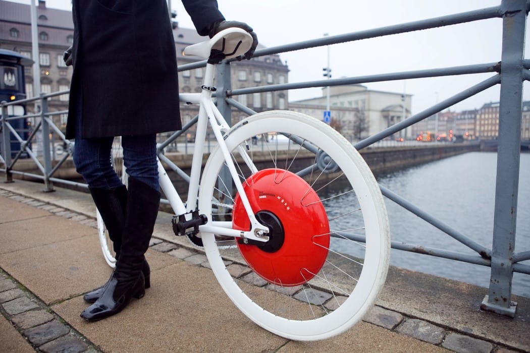 Copenhagen Wheel. Bicicleta eléctrica en cuestión de segundos