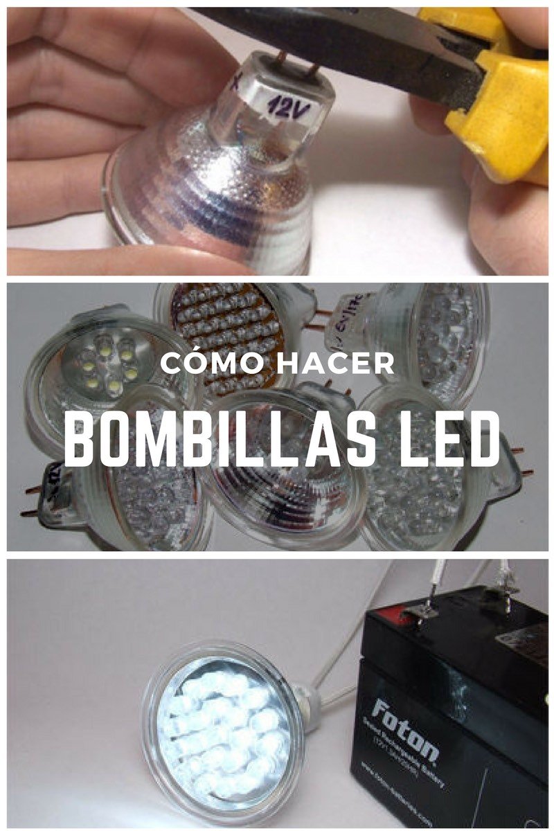 Cómo hacer tus propias bombillas LED