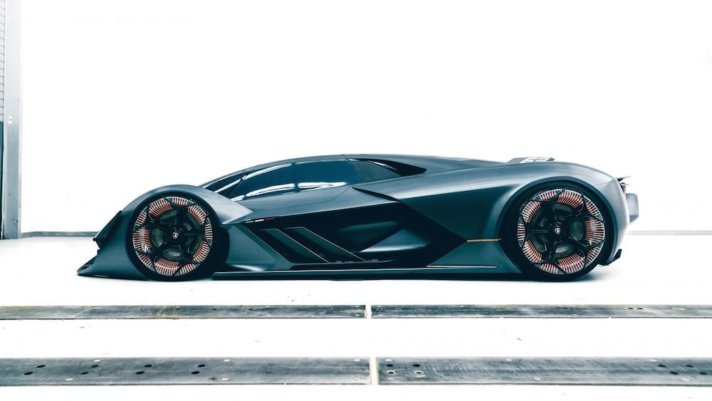 Lamborghini superdeportivo 100 % eléctrico