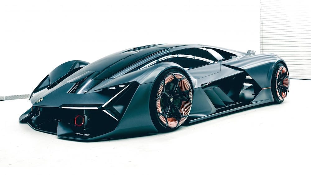 Lamborghini deportivo 100 % eléctrico