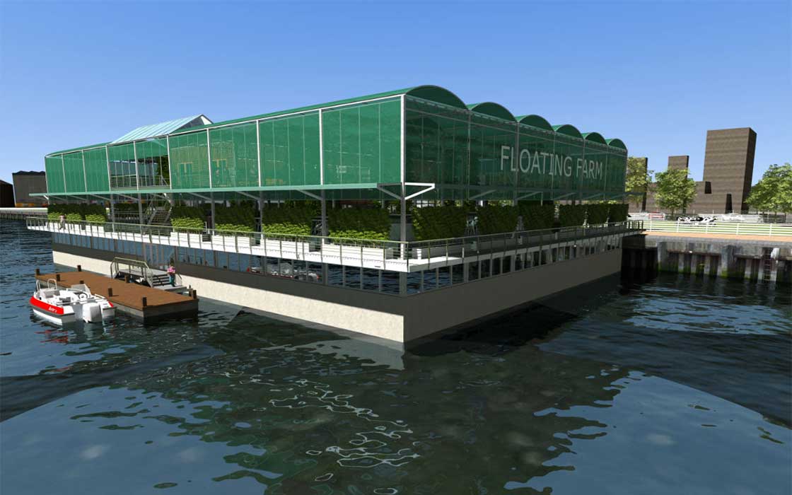 La primera granja urbana flotante del mundo se instalará en Rotterdam