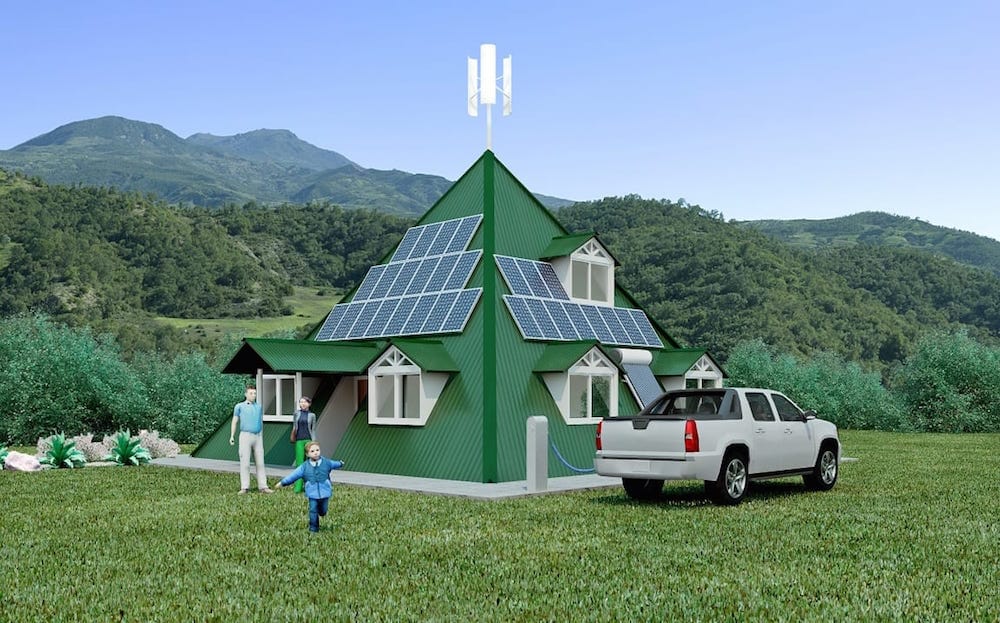 Casa del Futuro: Piramidal, anti sísmica, eficiente y auto abastecida con energías renovables