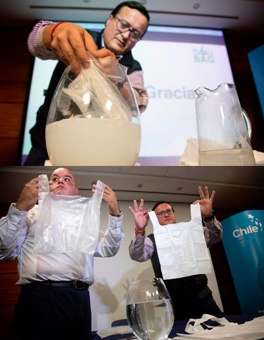 Solubag, la bolsa chilena hidrodegradable