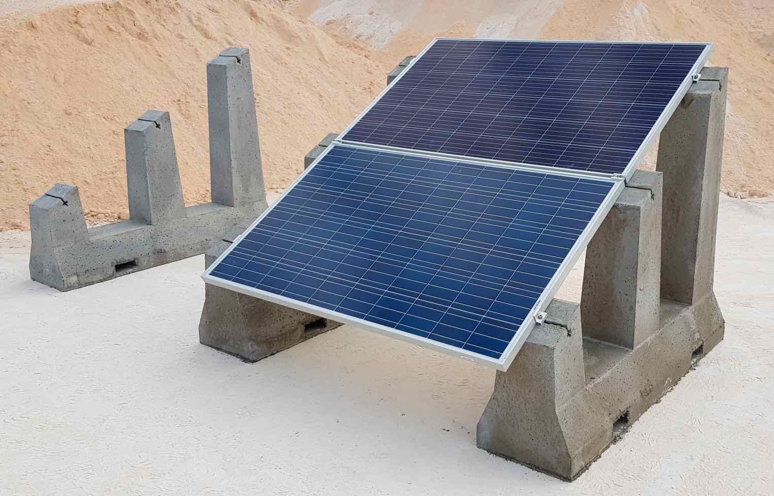 SOLARBLOC, un nuevo soporte para paneles solares que reduce el tiempo de instalación