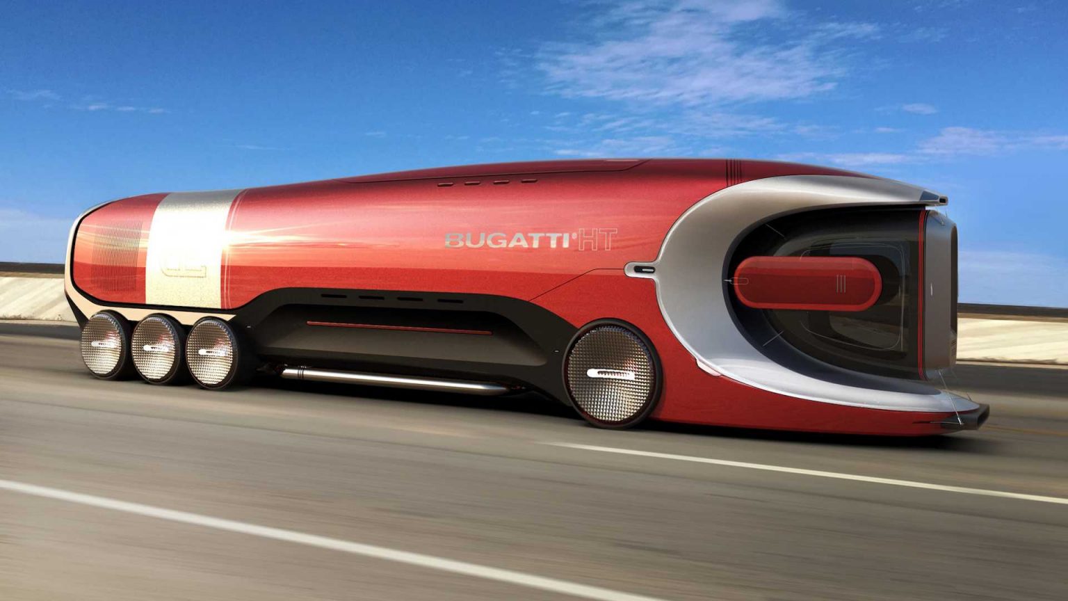 Hyper Truck, el espectacular camión eléctrico de Bugatti que podría ...