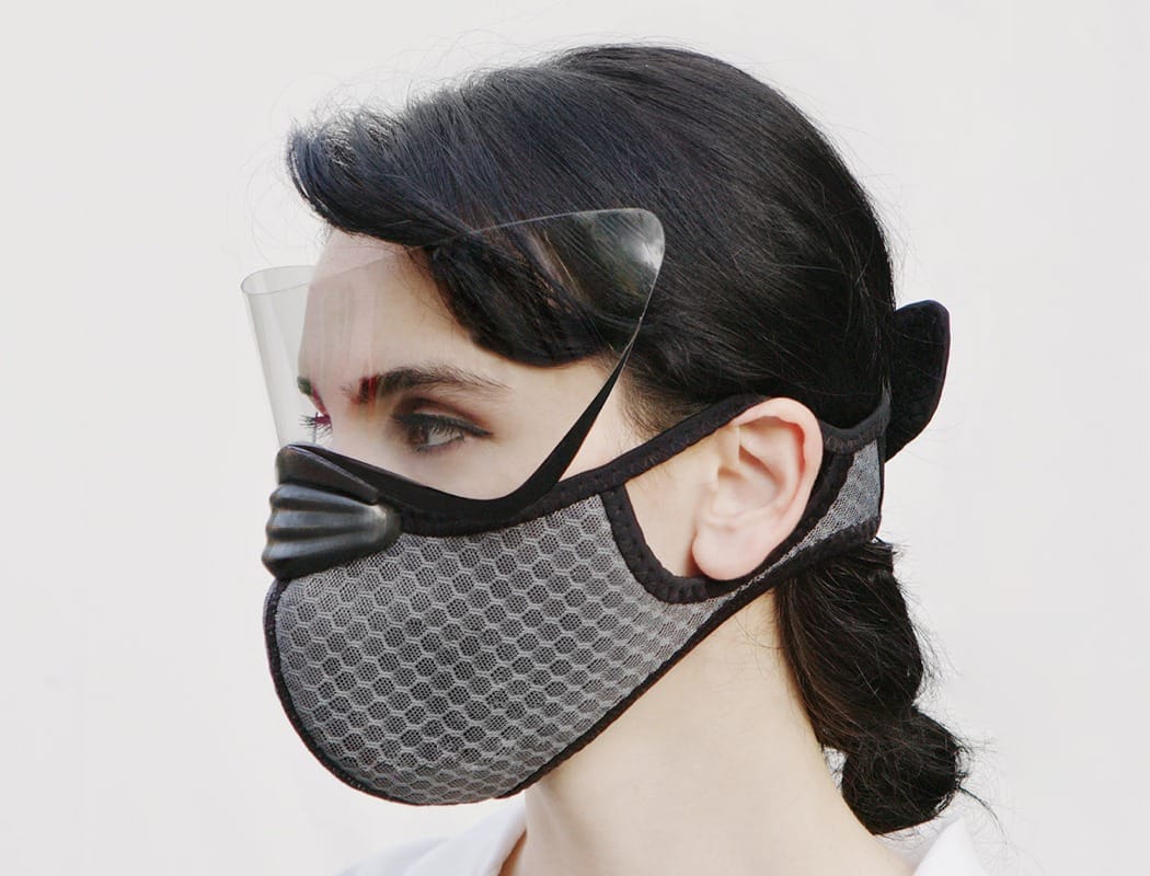 Antipolvo Antivaho Protector Faciales para Deportes al Aire Libre con Banda Elástico para Los Oídos NINGNETI Adultos Faciales visera Reutilizable y Lavable
