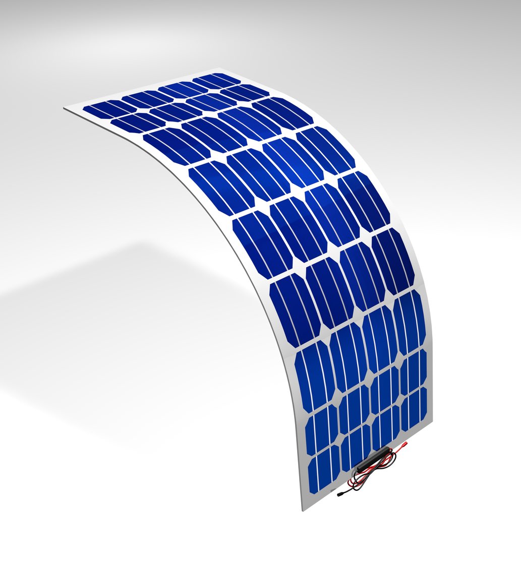 Panel solar flexible
