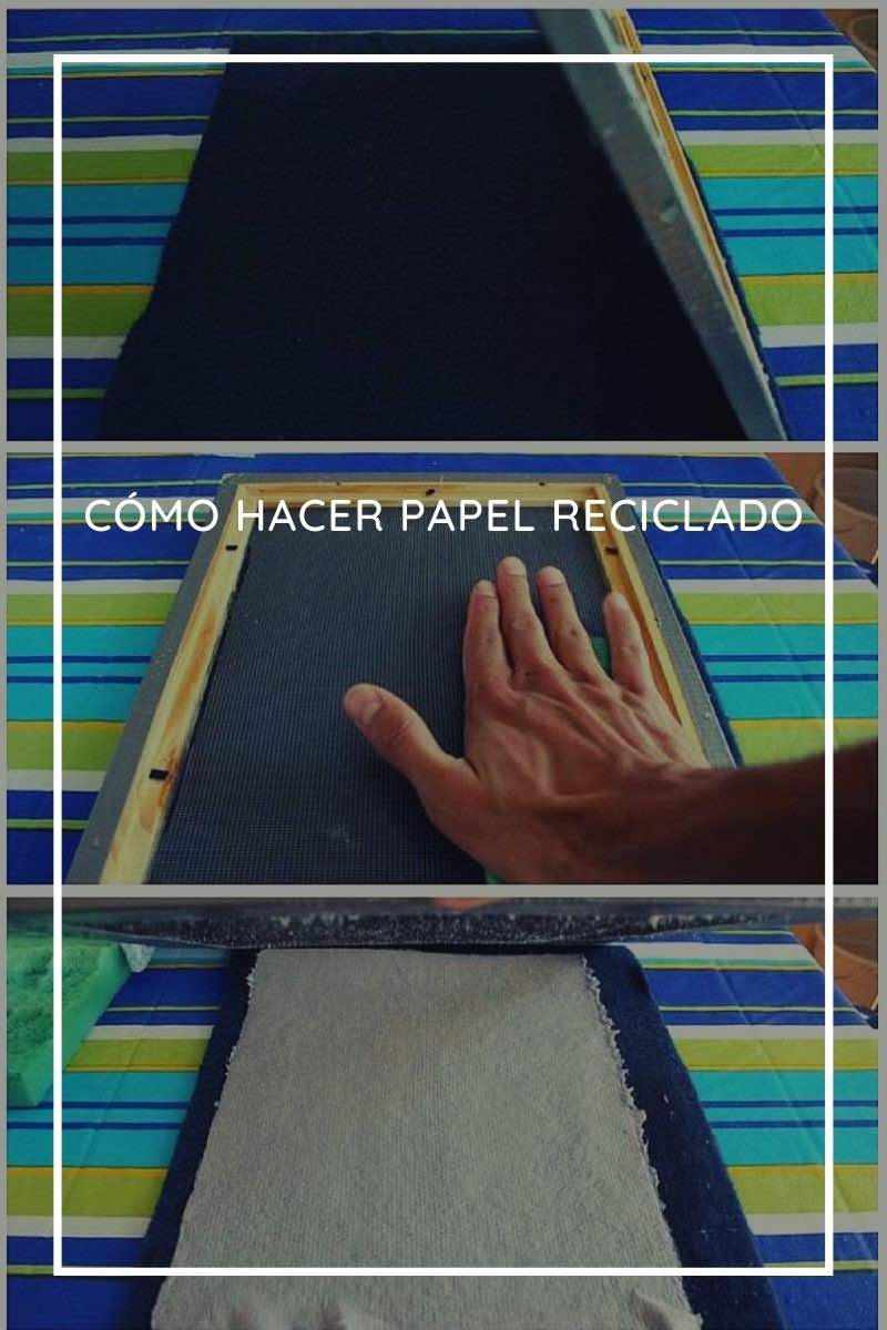 Cómo hacer papel reciclado