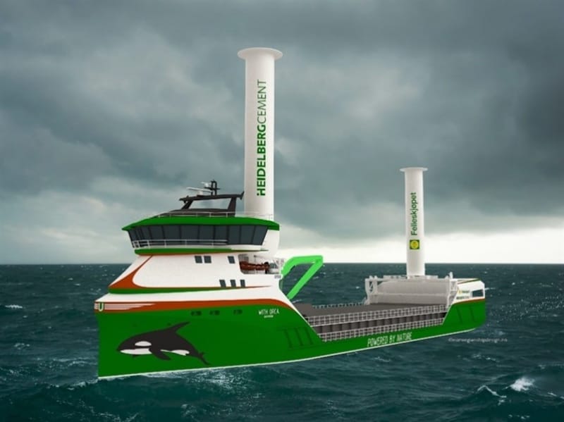 Empresas noruegas desarrollan el primer buque granelero cero emisiones del mundo con hidrógeno verde