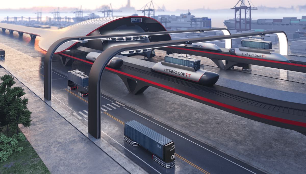 Hyperloop-transport