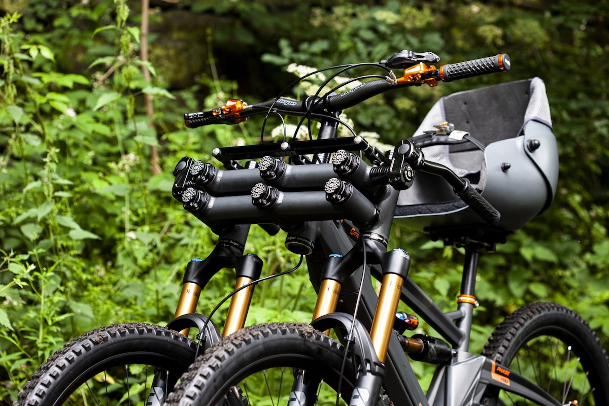 impermeable sentar Moler eMTB Orange Phase AD3, la bicicleta eléctrica de montaña para personas con  necesidades especiales