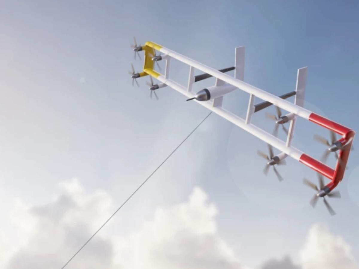 Kitekraft: aerogeneradores voladores autónomos para generar electricidad a mitad de precio