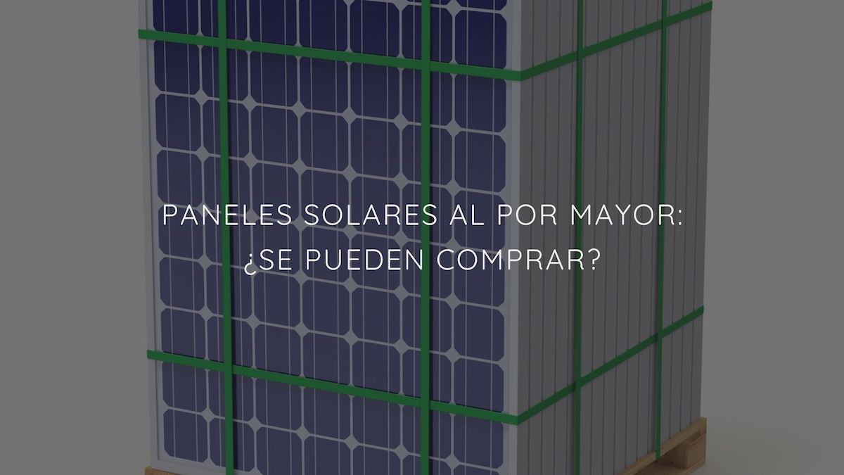 Menos que mostrar predicción Paneles solares al por mayor: ¿se pueden comprar?