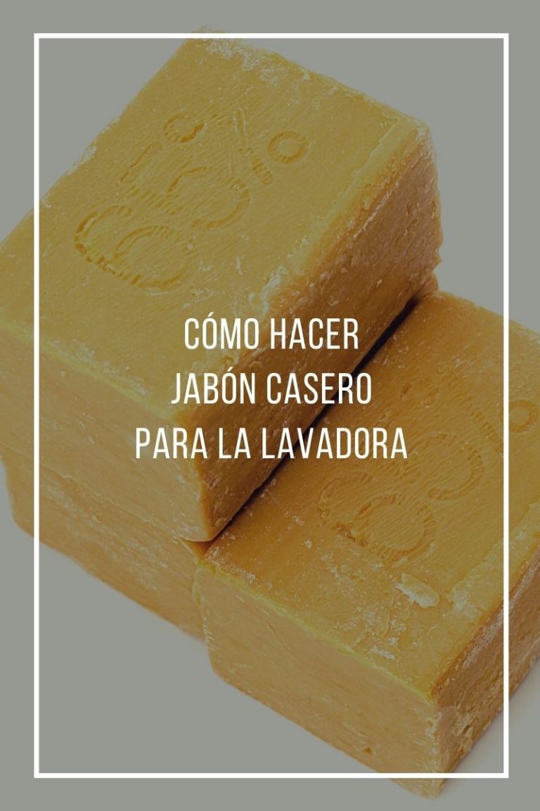 Cómo Hacer Jabón Casero Para La Lavadora 9328