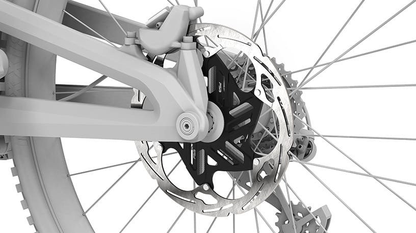 Nuevo en 3D que soluciona el sobrecalentamiento y la deformación de los sistemas de frenado de las bicicletas