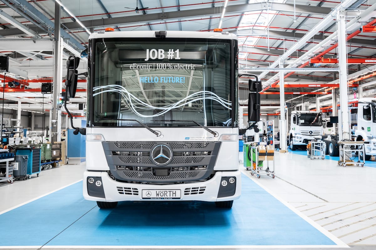 Comienza la producción en serie del Mercedes-Benz eEconic para tareas municipales