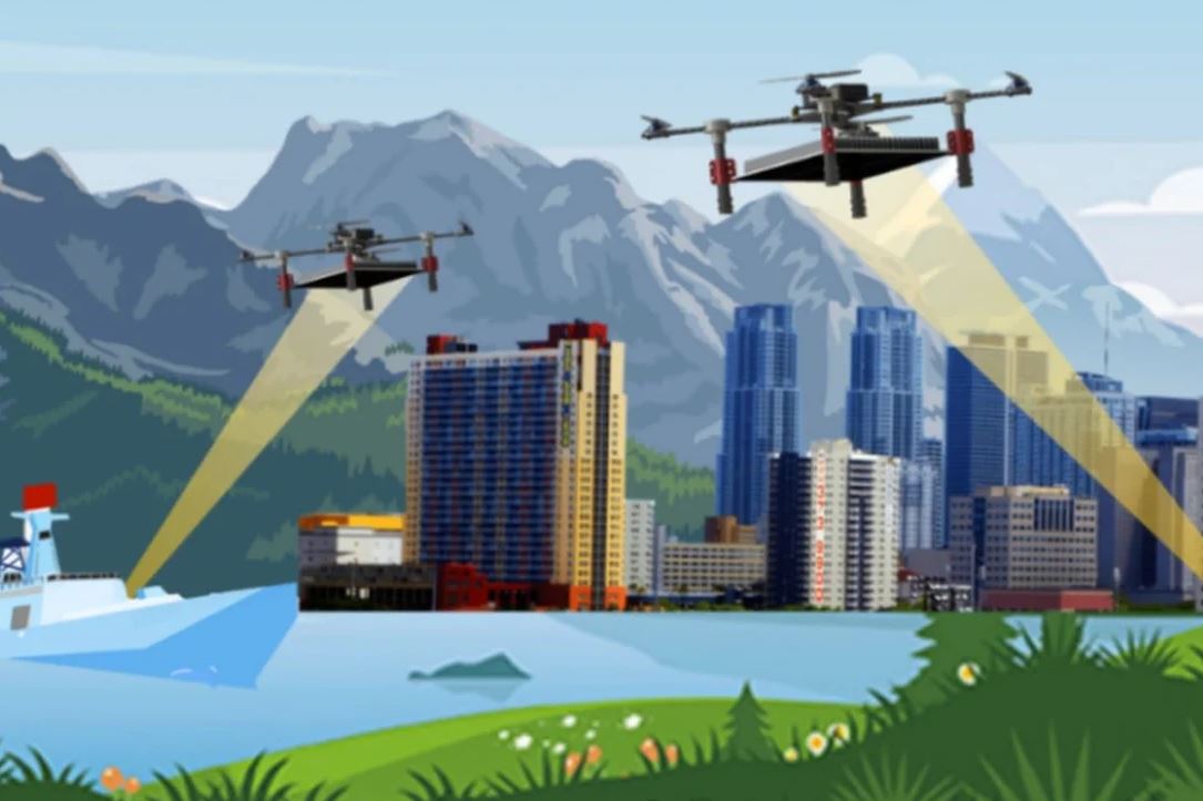 Nuevo dron chino puede permanecer en el aire indefinidamente gracias a su carga con laser