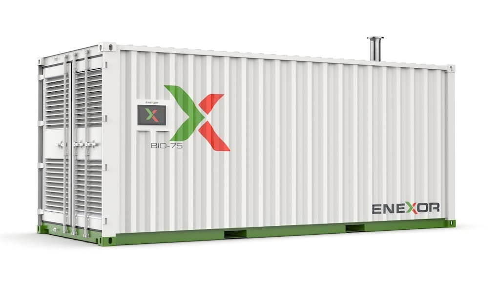 Enexor Bio-CHP: el contenedor que transforma tus residuos orgánicos y plásticos en energía verde