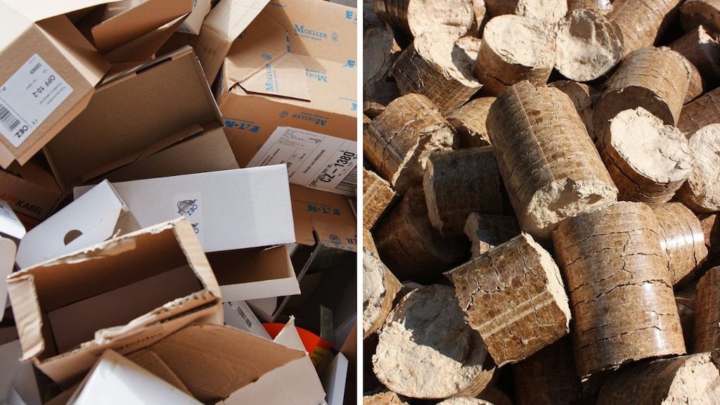 Briquetas de madera combustible pellets combustible biomasa