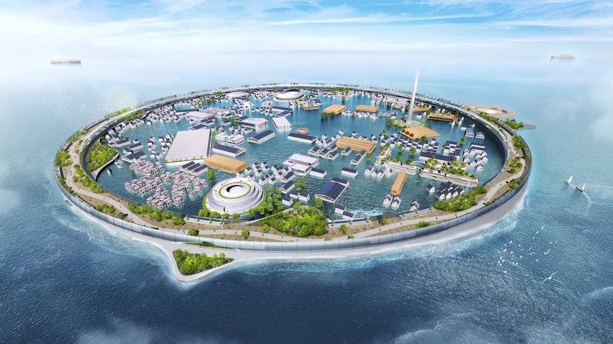 Diseñan ciudad flotante auto-suficiente capaz de albergar hasta 40.000 personas
