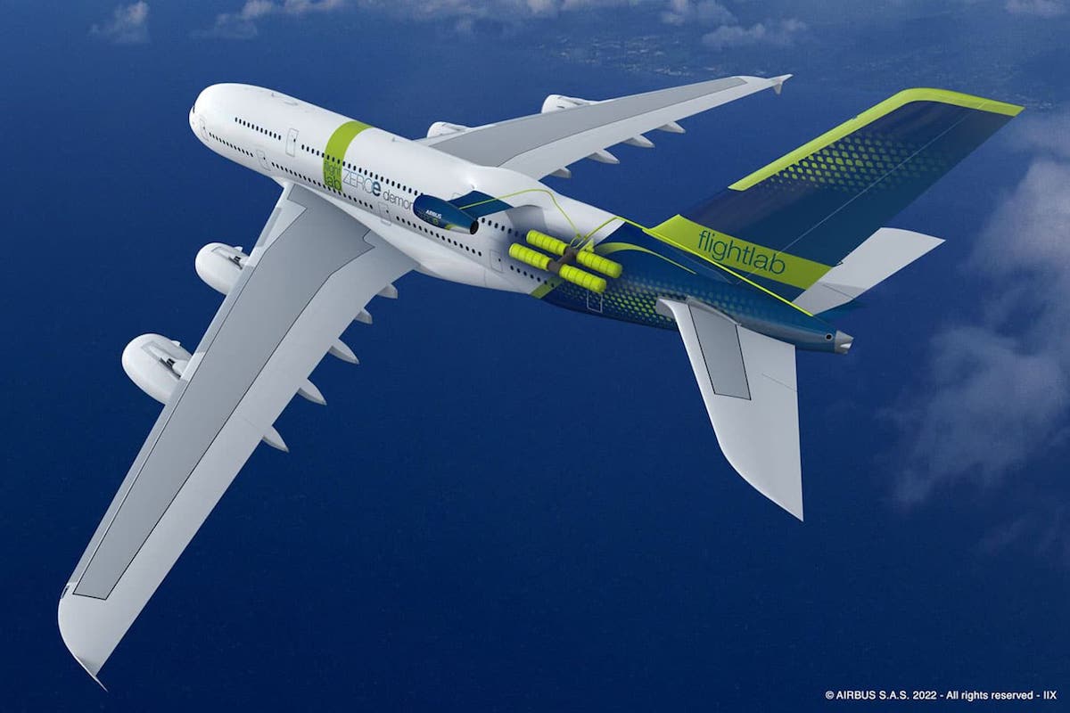 Airbus busca nuevas tecnologías para aviones comerciales propulsados al ...