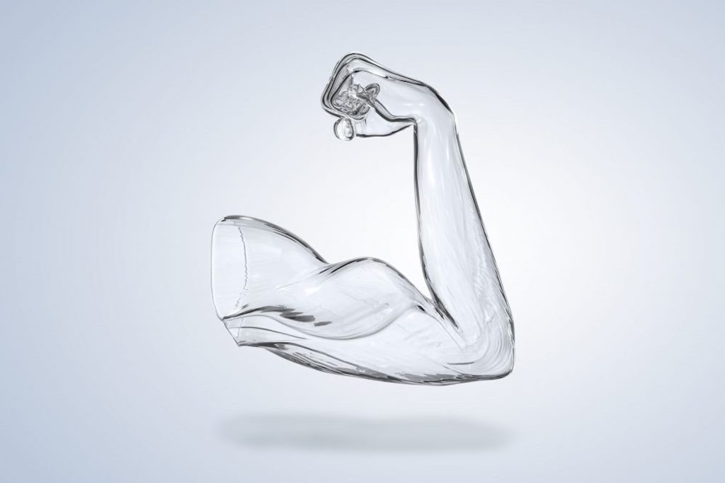 Brazo-cristal