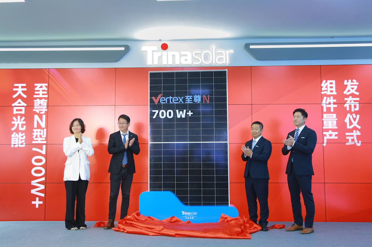 Trina Solar comienza la producción de las placas solares de la serie Vertex N 700W+, entramos en la era fotovoltaica 7.0