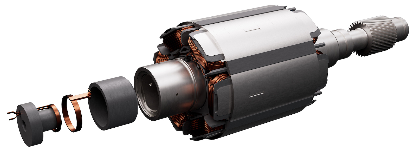 ZF diseña el I2SM: un motor eléctrico compacto y competitivo sin imanes