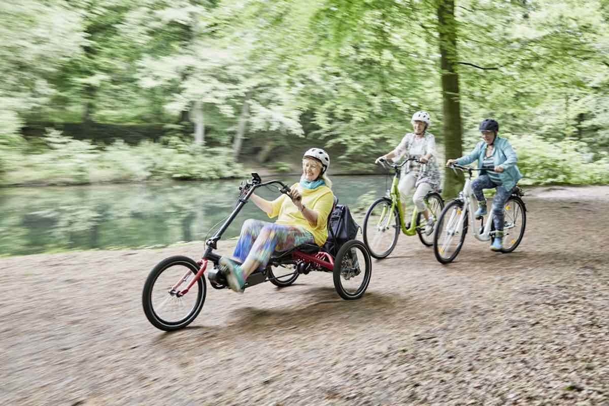 Hase Trigo Up E, el triciclo eléctrico reclinado de baja altura especialmente diseñado para ciclistas de edad avanzada o problemas de salud