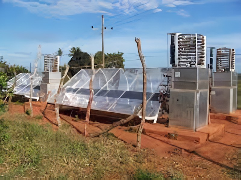 Máquina de hielo solar ISAAC: Fabrica hielo con el sol