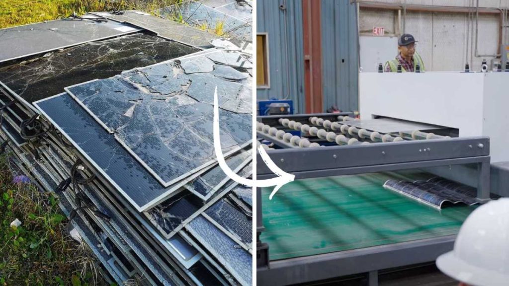 En marcha la primera planta de fabricación de vidrio solar en EE.UU. usando paneles solares reciclados