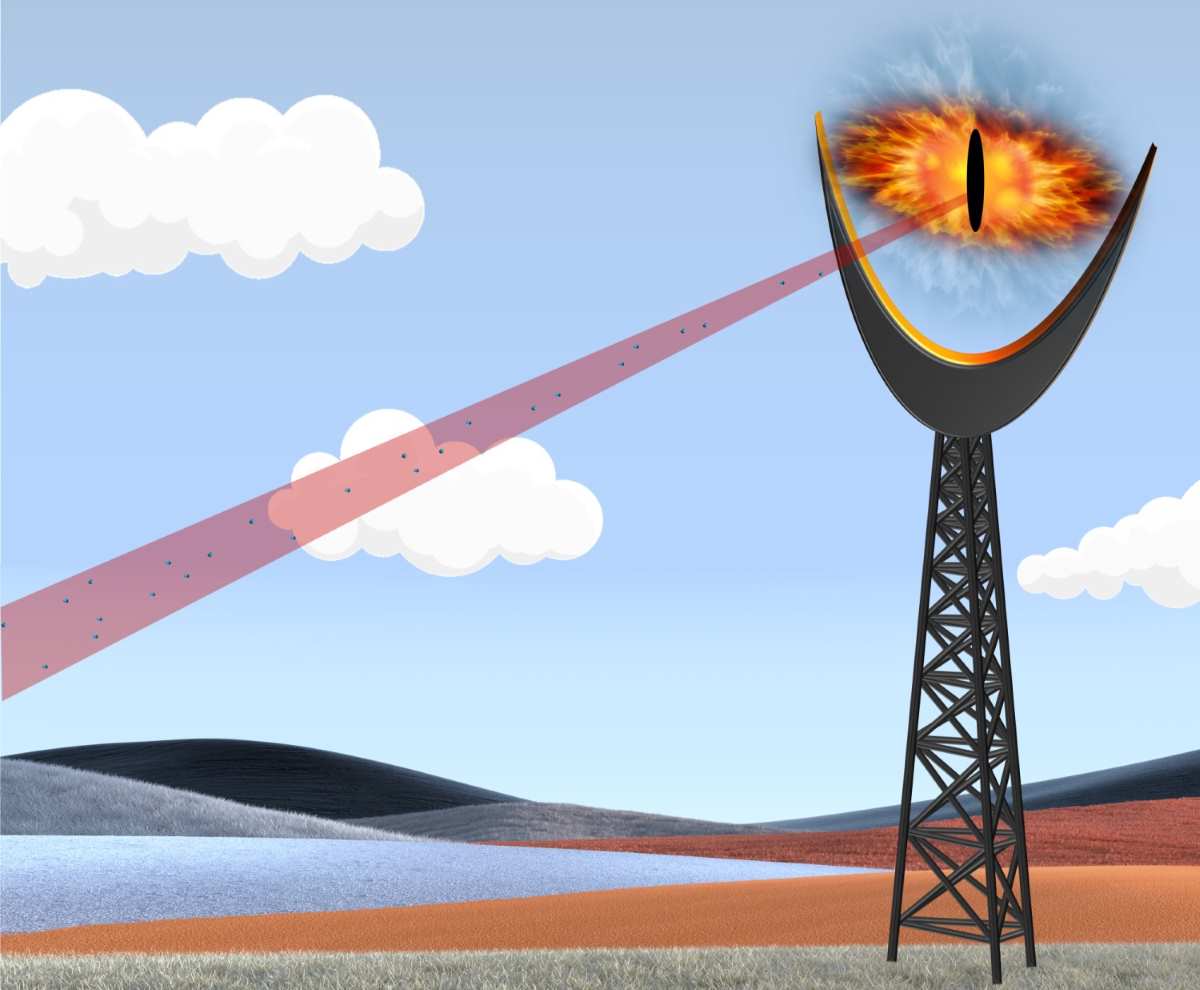 Eye of Sauron in real life?  New laser technology to detect potential chemical threats in the air